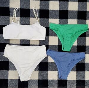 4 piece Bathingsuit set, all size Small